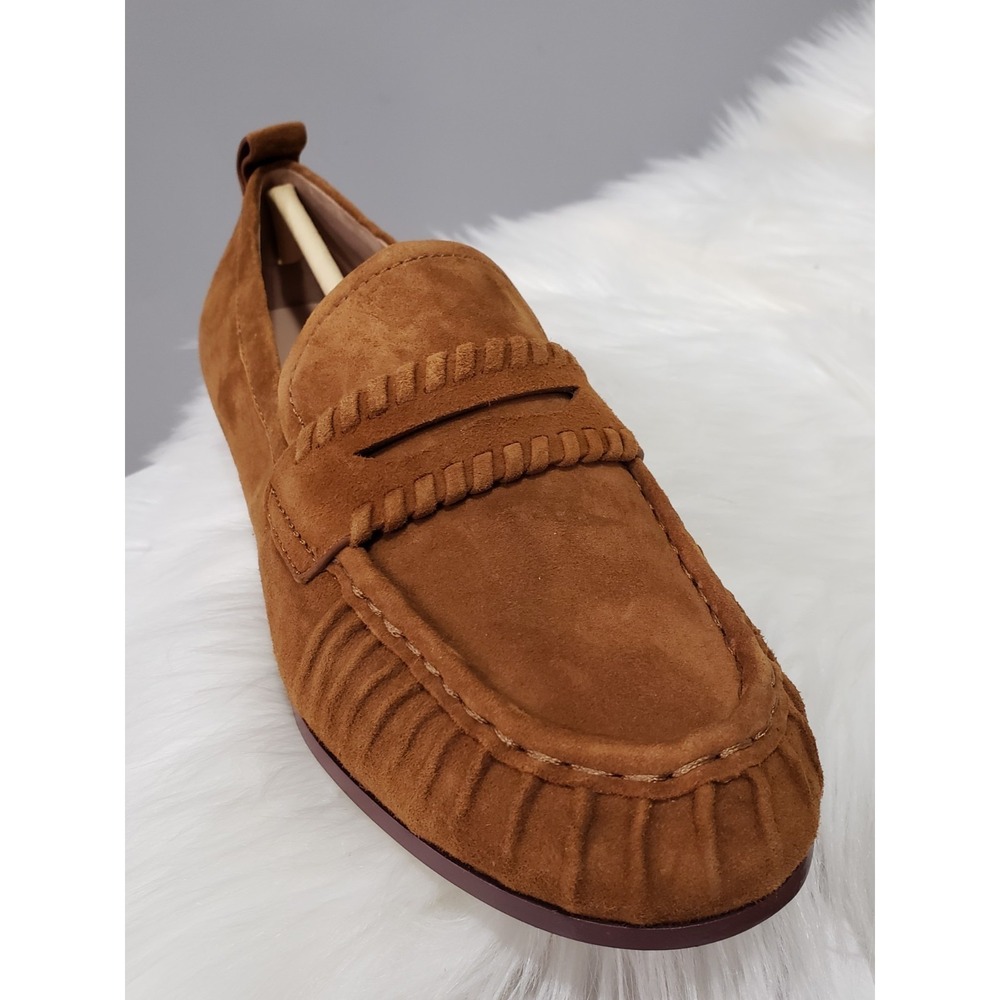 NEW‎ NO BOX SZ 8 Cole Haan Danby Travel Tobacco Loafers Moccasin Suede W33745 - Picture 8 of 9